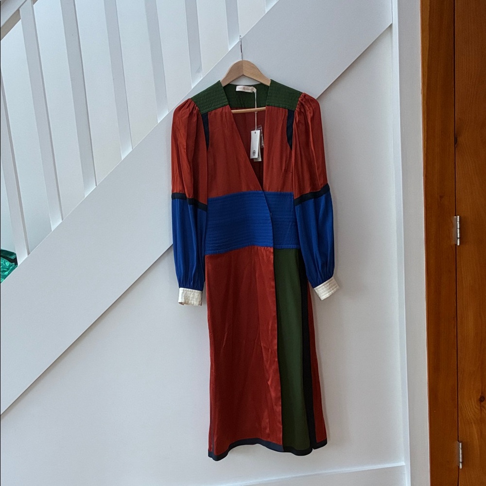 Tory Burch Multicolor Long Sleeve Dress